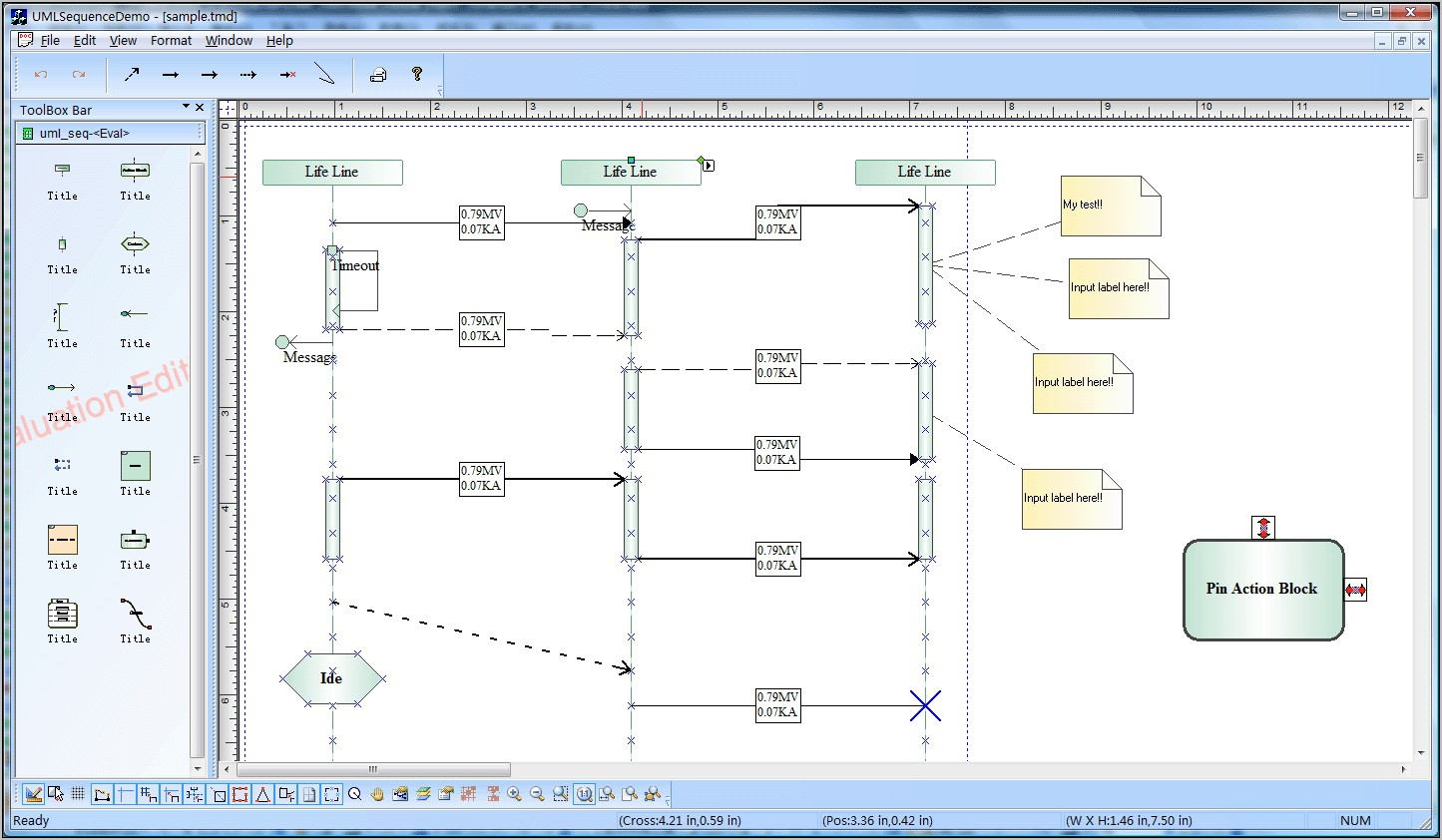 Visio 2010 Sequence Diagram Template