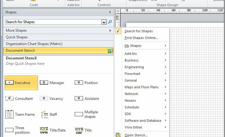 Visio 2013 Org Chart Shapes Without Pictures