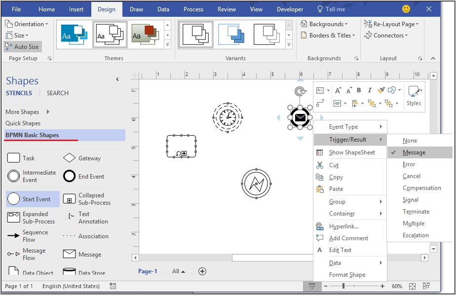 Visio 2013 Shapes Window Missing