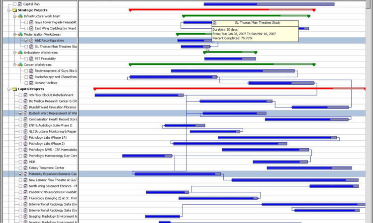 Visio Gantt Chart Template