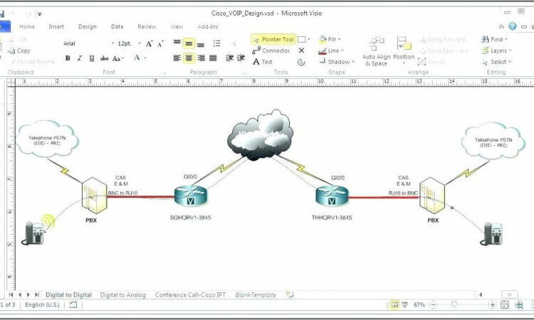 Visio Network Diagram Template Download