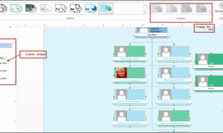 Visio Organisation Chart Shapes