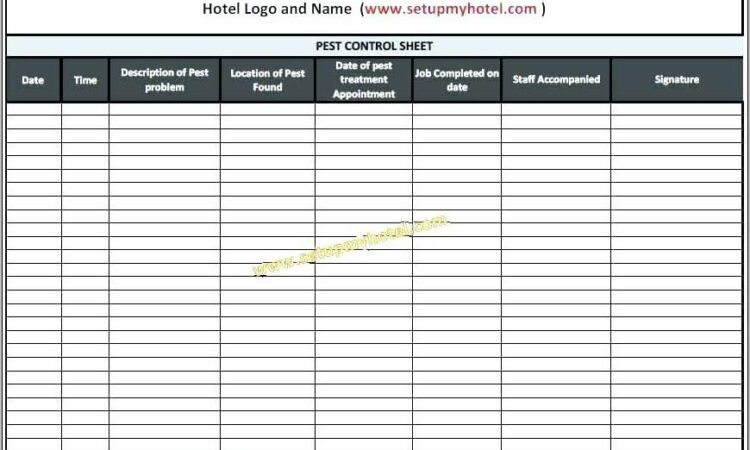 Visitors Log Book Sample