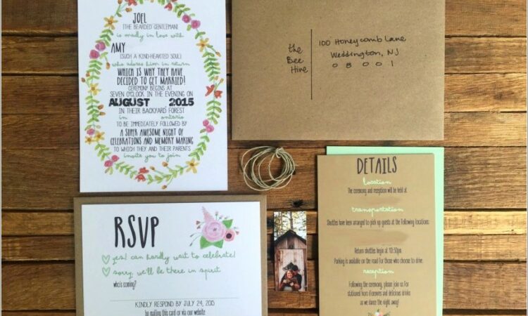 Vistaprint Wedding Invitations Rustic