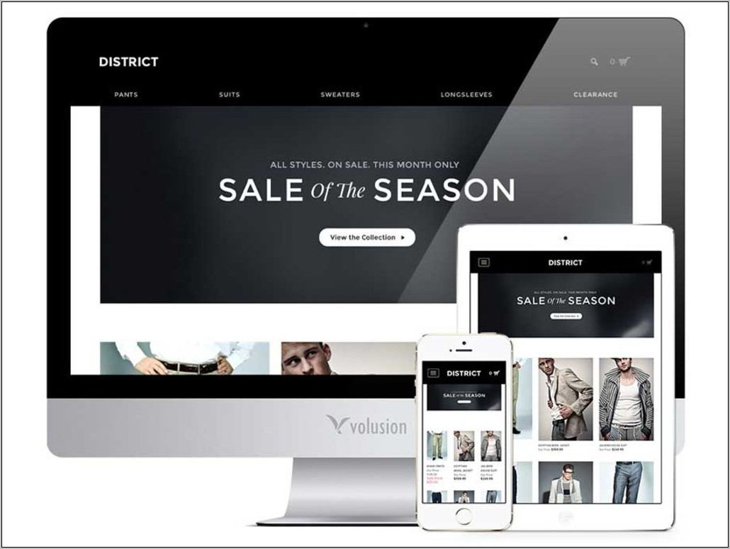 Volusion Mobile Responsive Template