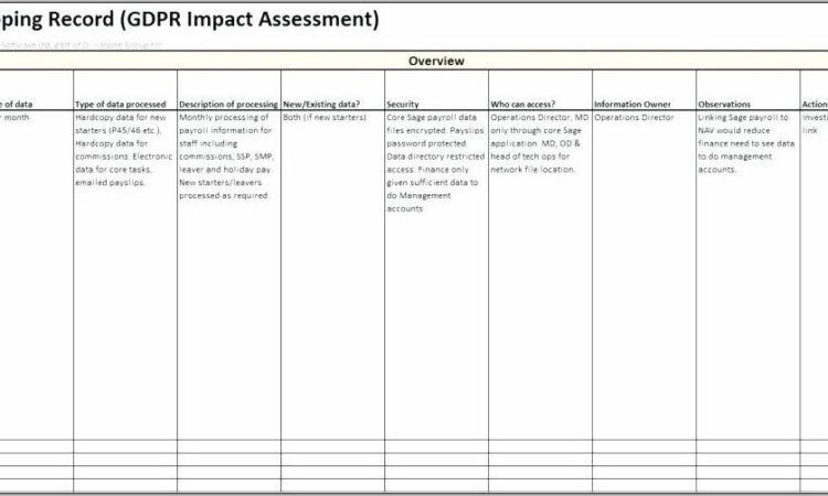 Vulnerability Risk Assessment Template