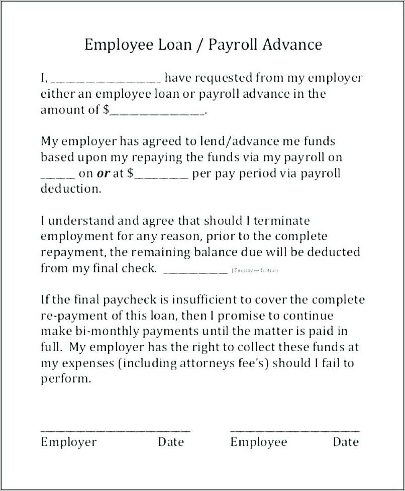Wage Deduction Authorization Agreement Form