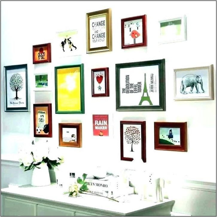Wall Template For Hanging Picture Frame Collage