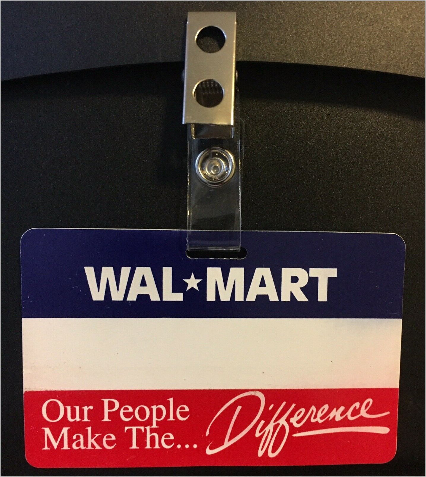 Walmart Employee Name Tag Template