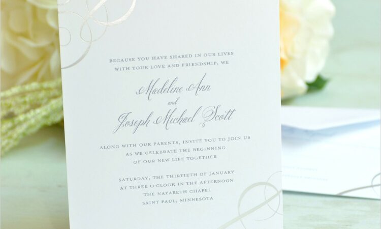 Walmart Print Wedding Invitations