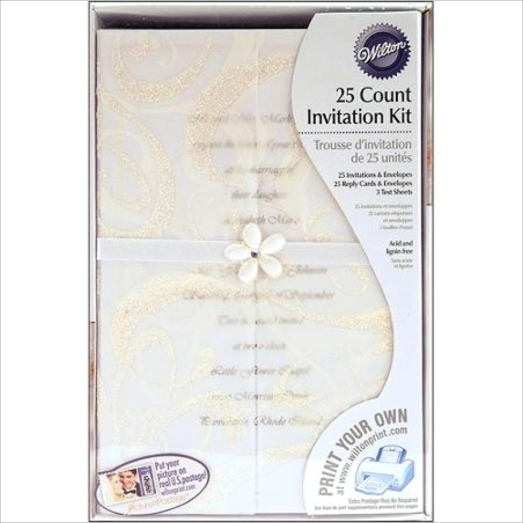 Walmart Wedding Invitations Kit