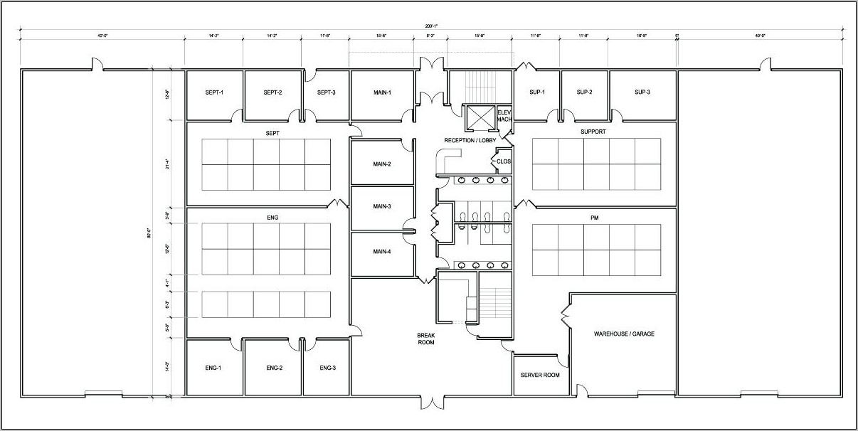 Warehouse Floor Plan Example