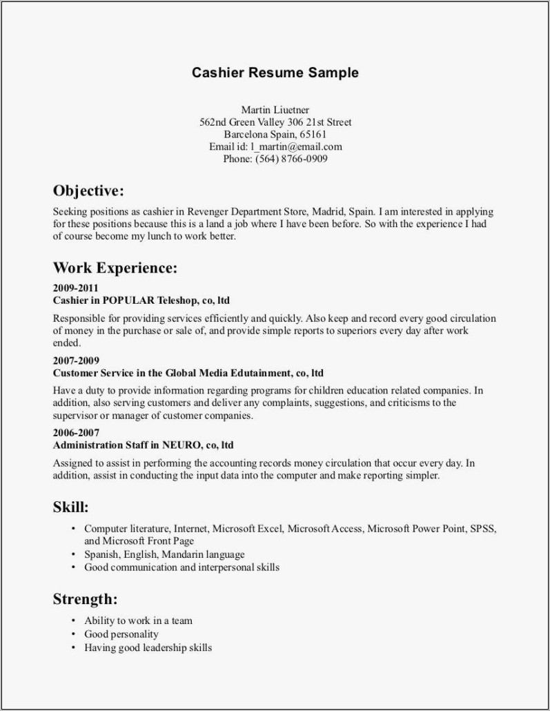 Warehouse Operations Manager Job Description For Resume