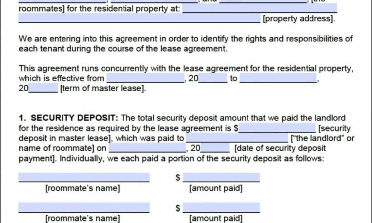 Washington State Lease Agreement Template