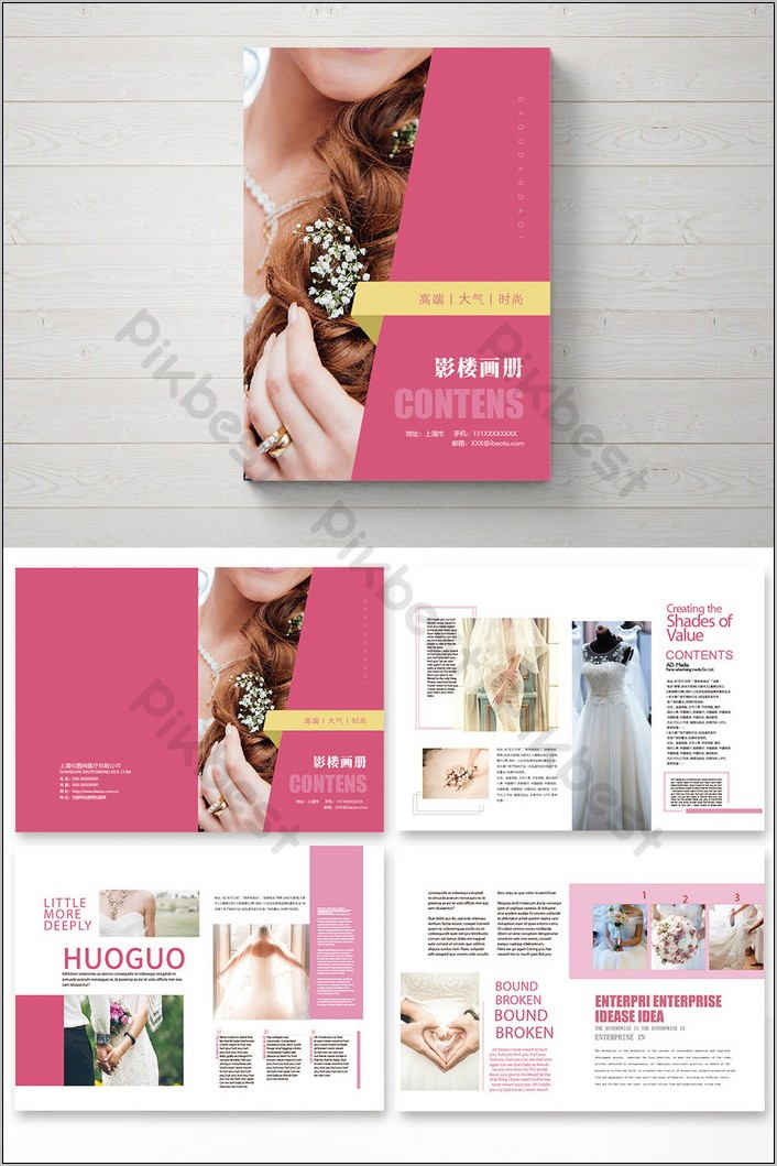 Wedding Brochure Design Template