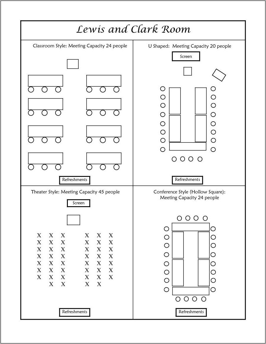 Wedding Ceremony Seating Plan Template