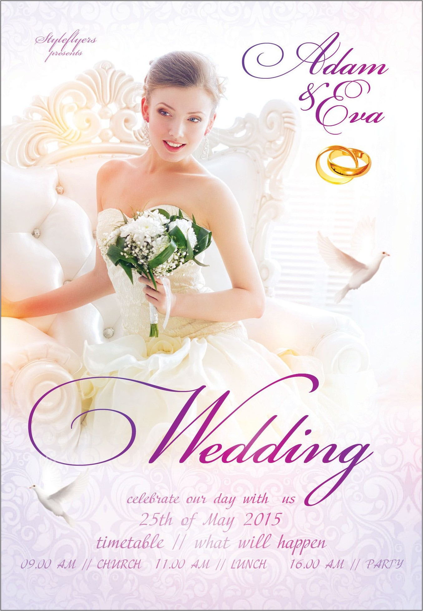Wedding Flyer Templates Free Download