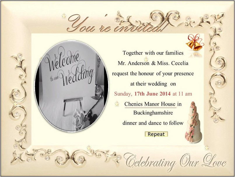 Wedding Invitation Ecards Templates
