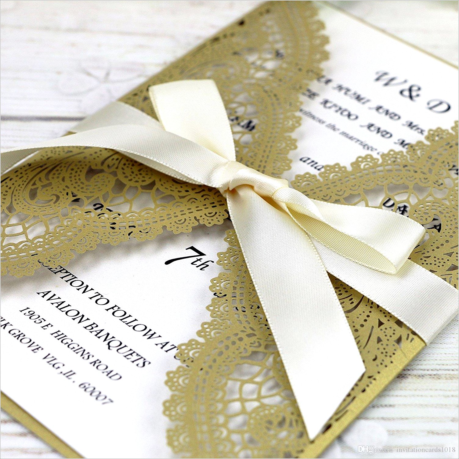Wedding Invitation Kits With Rsvp Cards
