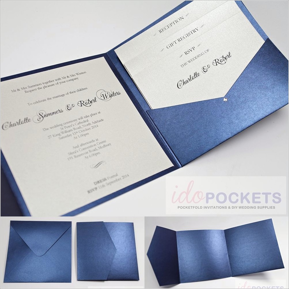 Wedding Invitation Pocket Envelopes