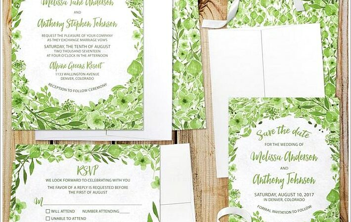 Wedding Invitation Sets Under 100