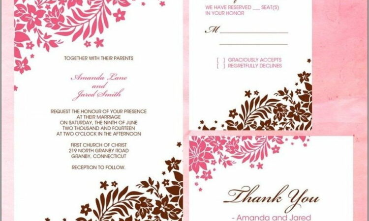 Wedding Invitation Templates Free Download