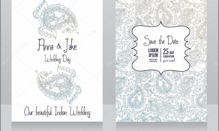 Wedding Invitation Templates Indian Style