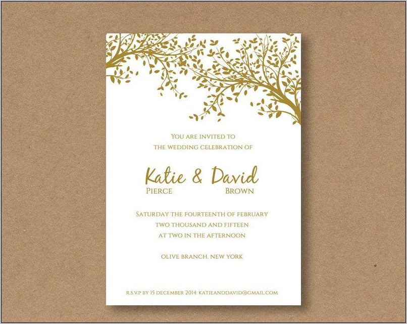 Wedding Invitation Templates Online Edit