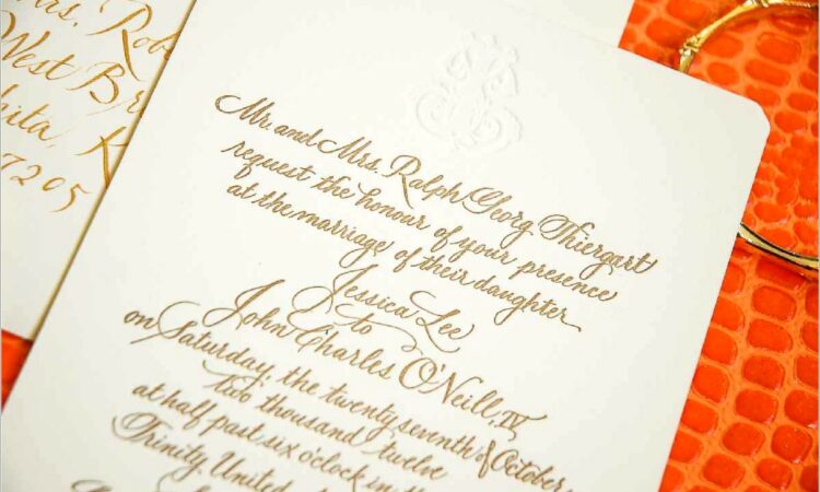 Wedding Invitation Verbiage Etiquette