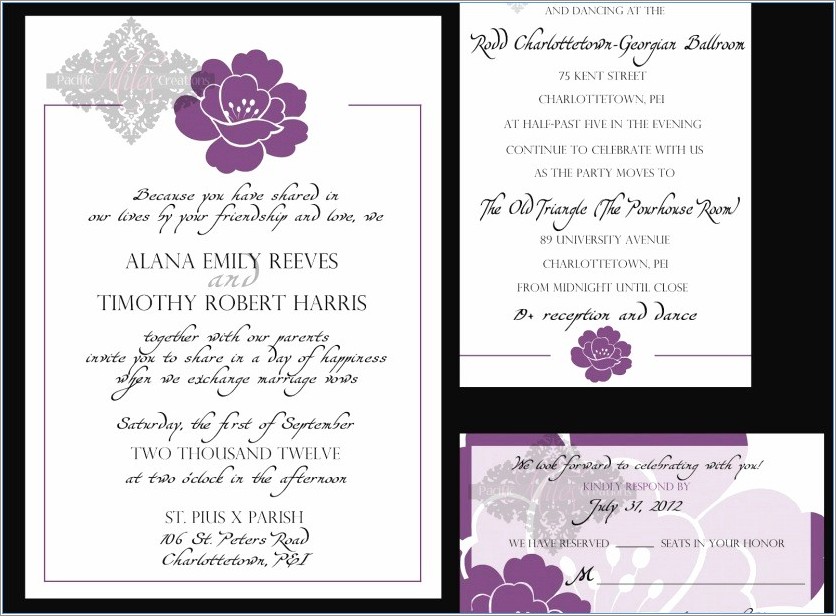 Wedding Invitation Wording For Older Couples