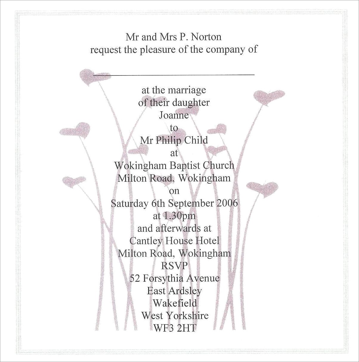 Wedding Invitation Wording Samples Couple Hosting