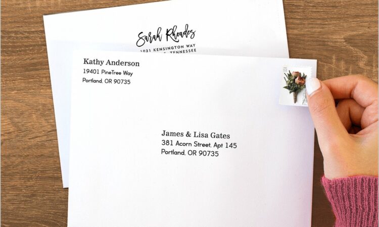 Wedding Invitations With Recipient Addressing