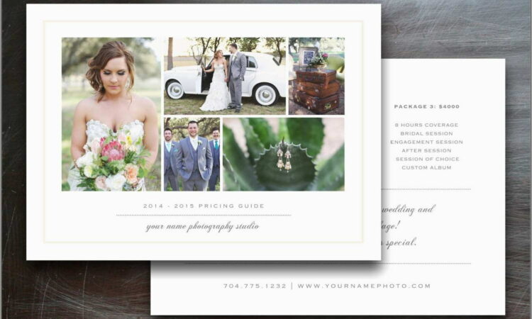 Wedding Photography Brochure Templates Free