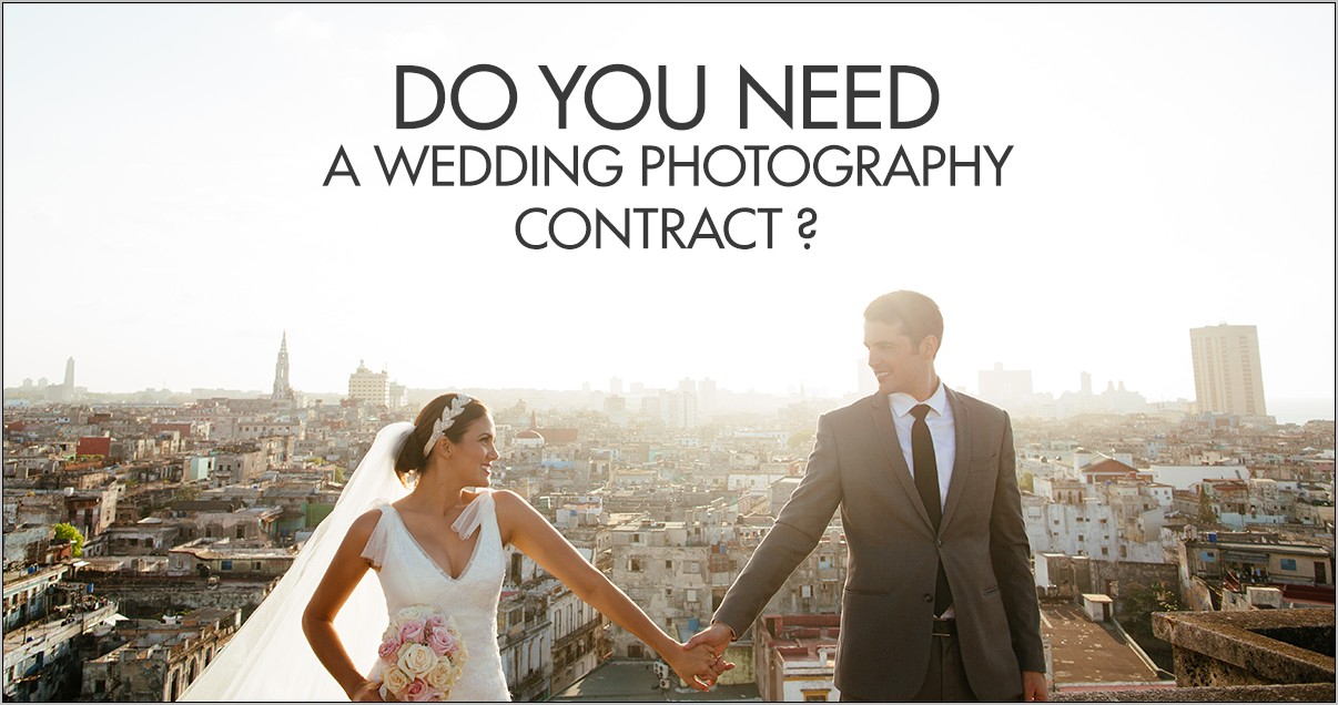 Wedding Photography Contract Templates Free