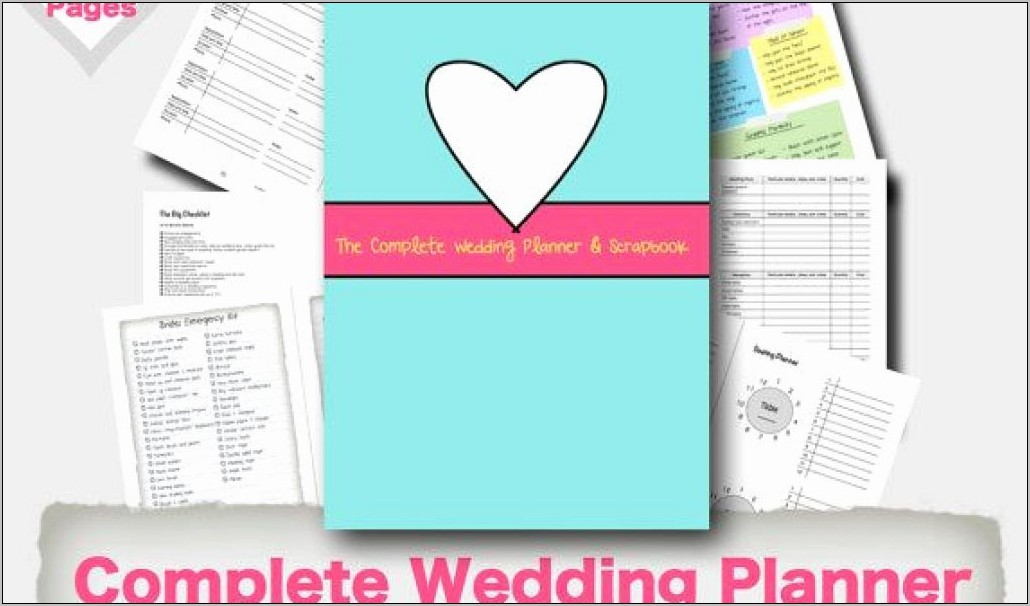 Wedding Planner Binder Templates