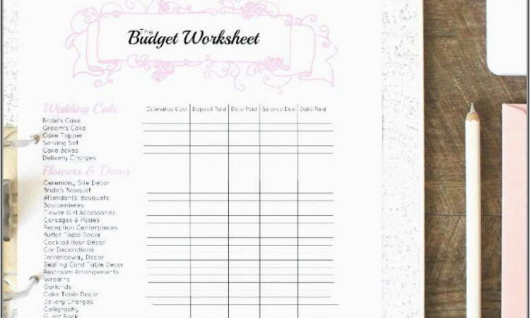 Wedding Planning Binder Free Templates