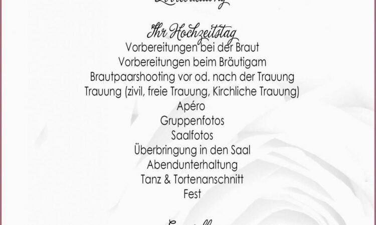 Wedding Program Template Word Document