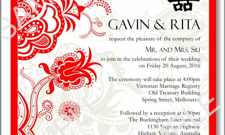 Wedding Reception Invitation Templates Free