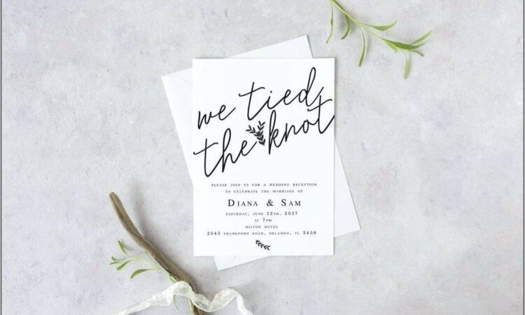 Wedding Reception Programme Template