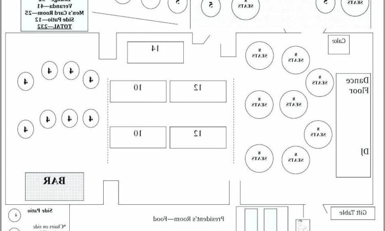 Wedding Table Seating Chart Template Free