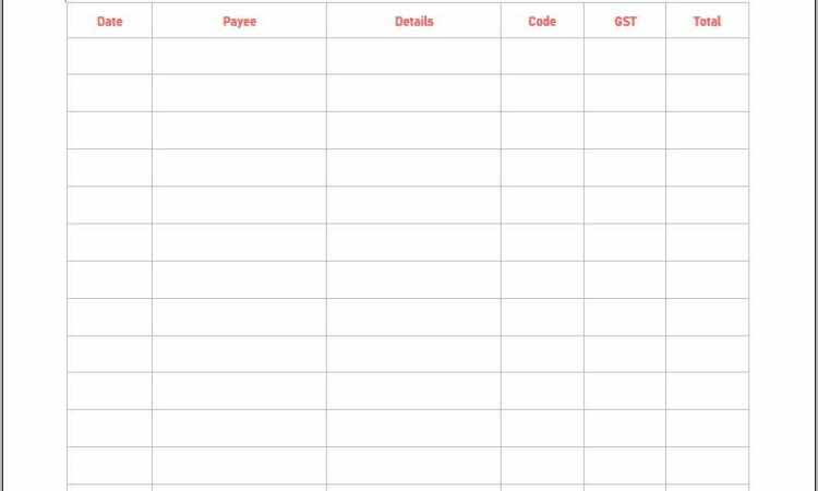 Weekly Expense Report Format