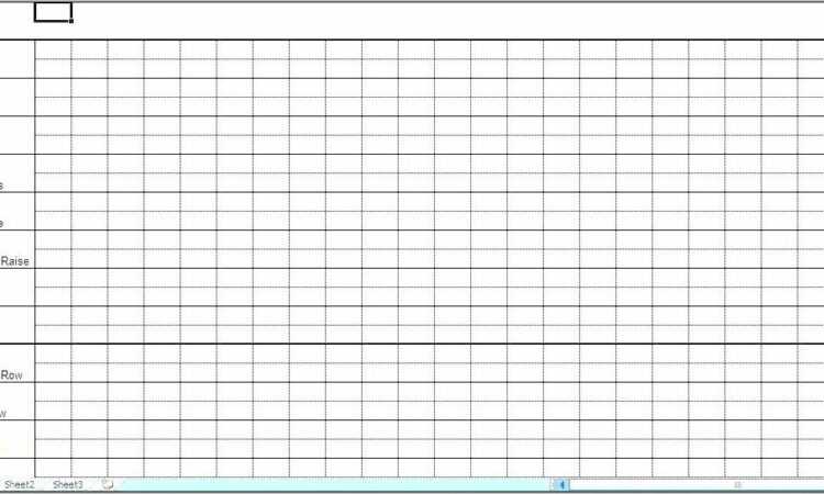 Weekly Fitness Chart Template