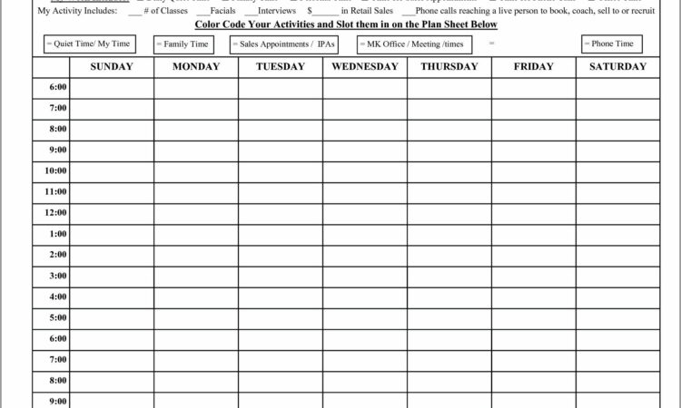 Weekly Sales Call Report Template