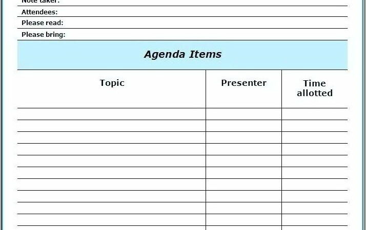 Weekly Sales Meeting Agenda Sample