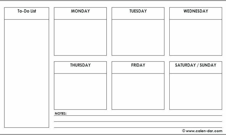 Weekly Teacher Planner Template