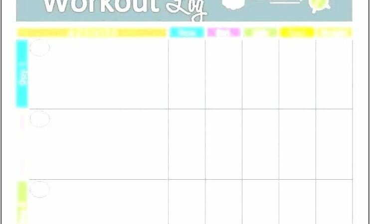 Weekly Training Timetable Template