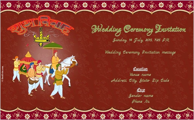 Whatsapp Wedding Invitation Free Online