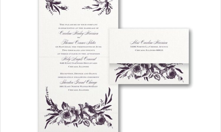 White Shimmer Wedding Invitations