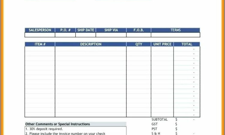 Wholesale Clothing Invoice Template