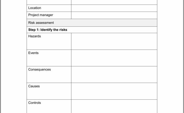 Whs Risk Assessment Template Nsw